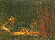 Ernst Josephson den heliga familjen, oil painting